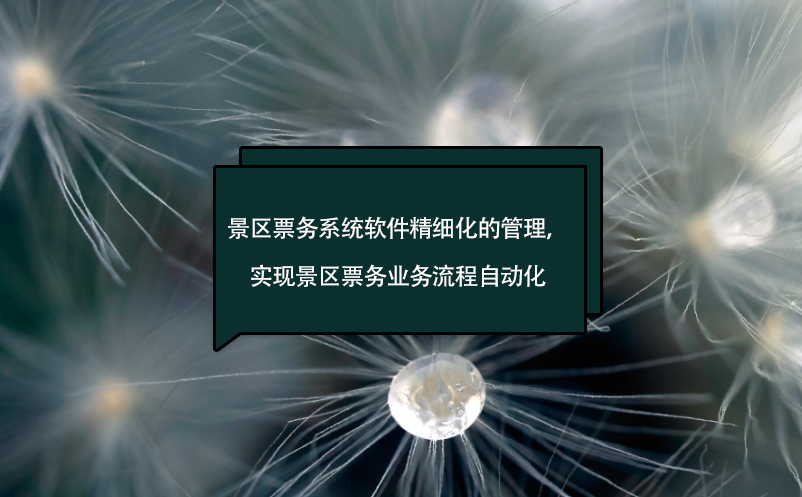 景區(qū)票務(wù)系統(tǒng)軟件精細(xì)化的管理，實(shí)現(xiàn)景區(qū)票務(wù)業(yè)務(wù)流程自動(dòng)化