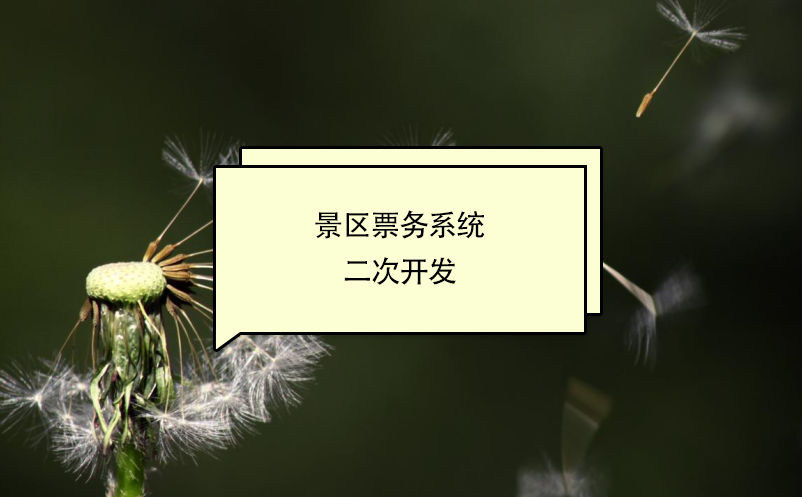 景區(qū)票務(wù)系統(tǒng)二次開發(fā)