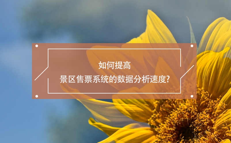 如何提高景區(qū)售票系統(tǒng)的數據分析速度?