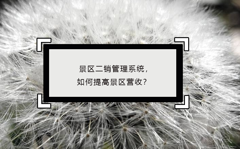 景區(qū)二銷管理系統(tǒng)，如何提高景區(qū)營收？