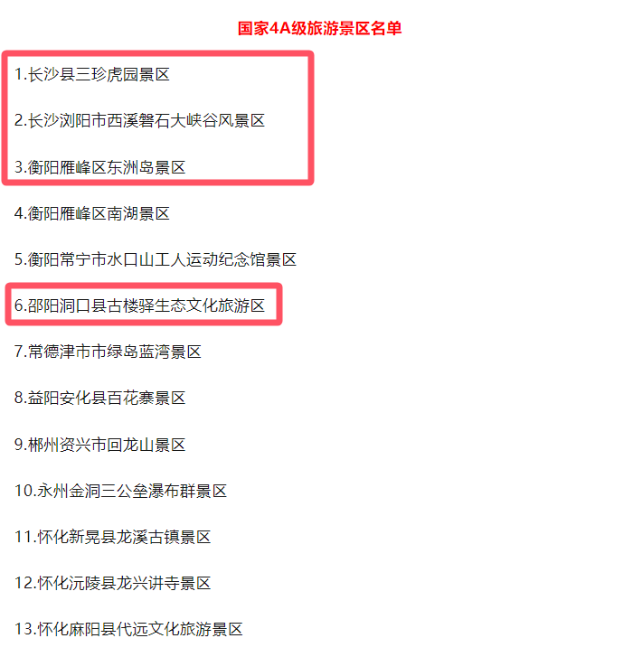 湖南新增13家4A景區(qū)，其中4家使用易景通票務(wù)系統(tǒng)!